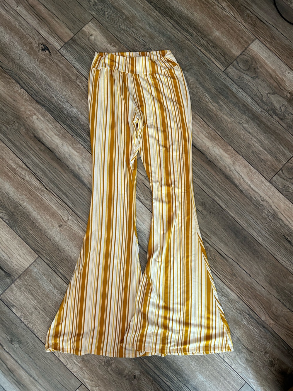 Striped Yellow/White Hippie Pants